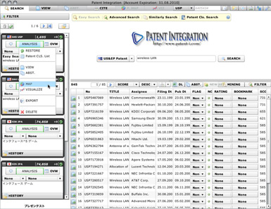 Enhanced Patentmap Function